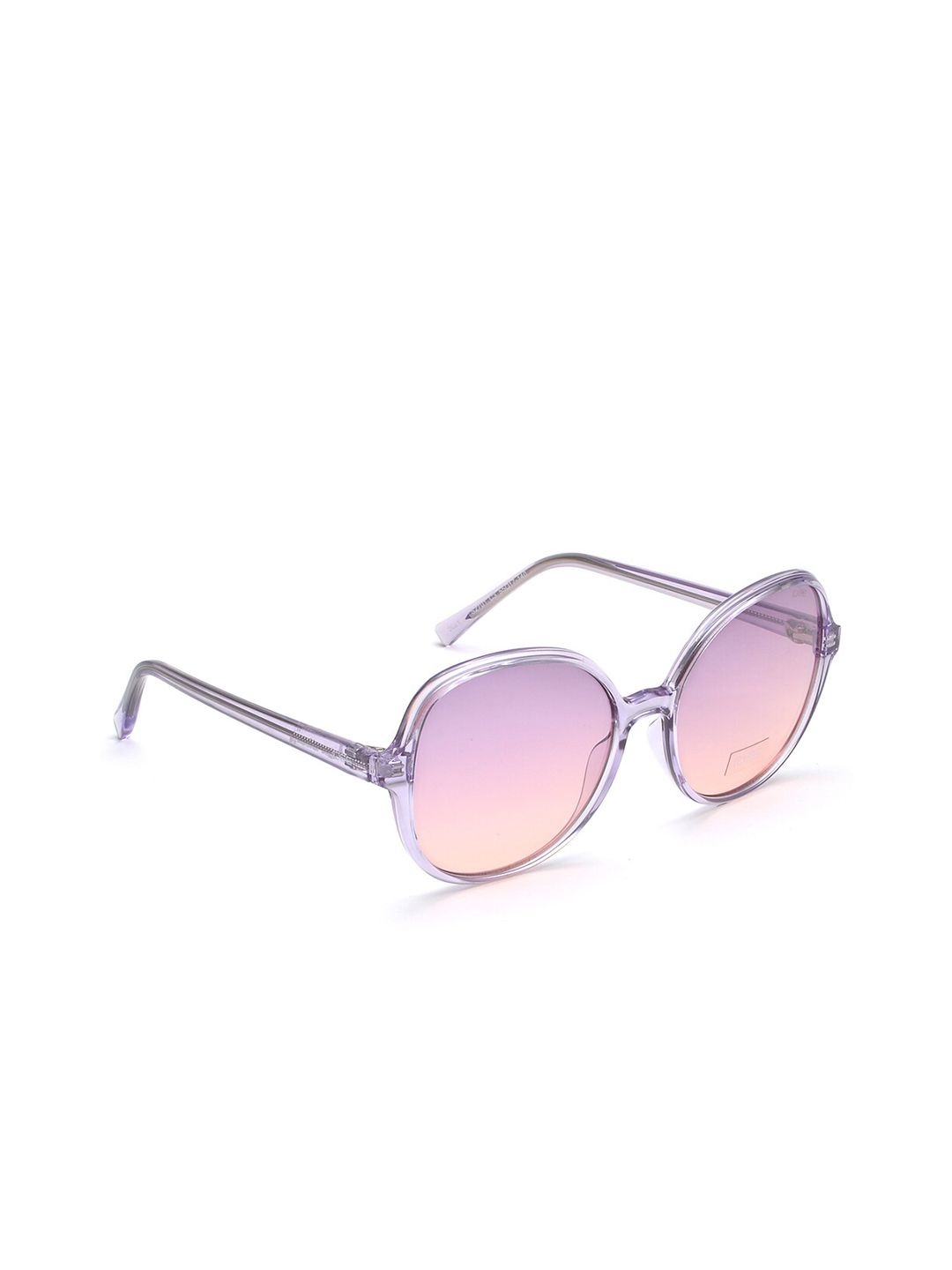 IDEE Women Brown Lens & Silver-Toned Square Sunglasses with UV Protected Lens IDS2701C3SG Price in India