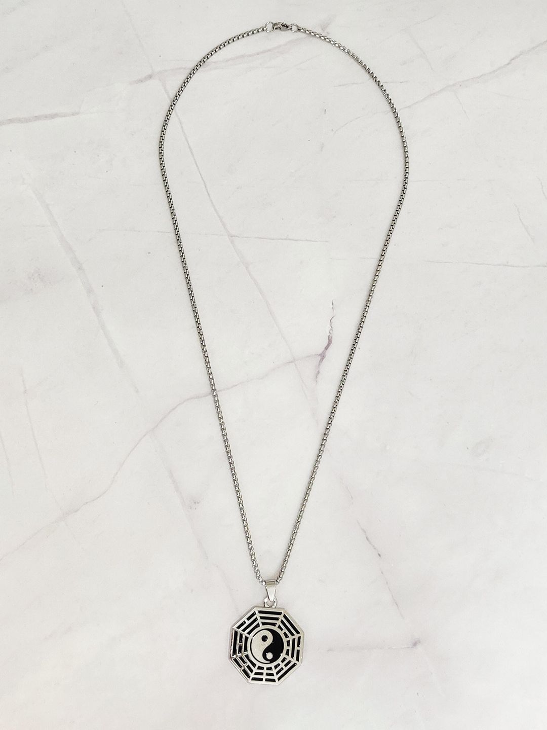 EL REGALO Silver-Plated Necklace Price in India