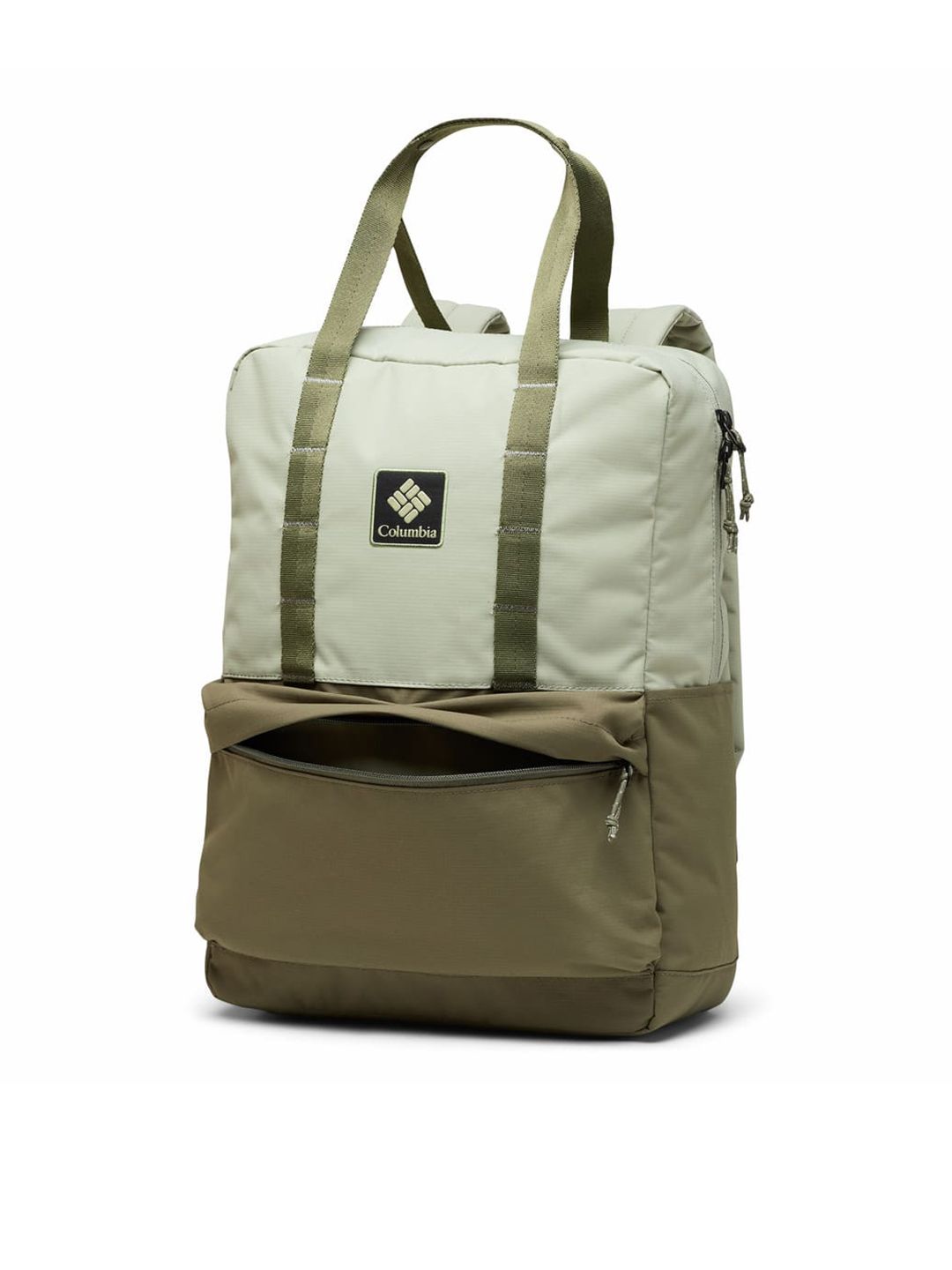 Columbia Olive Green Colourblocked Padded Backpack Price in India