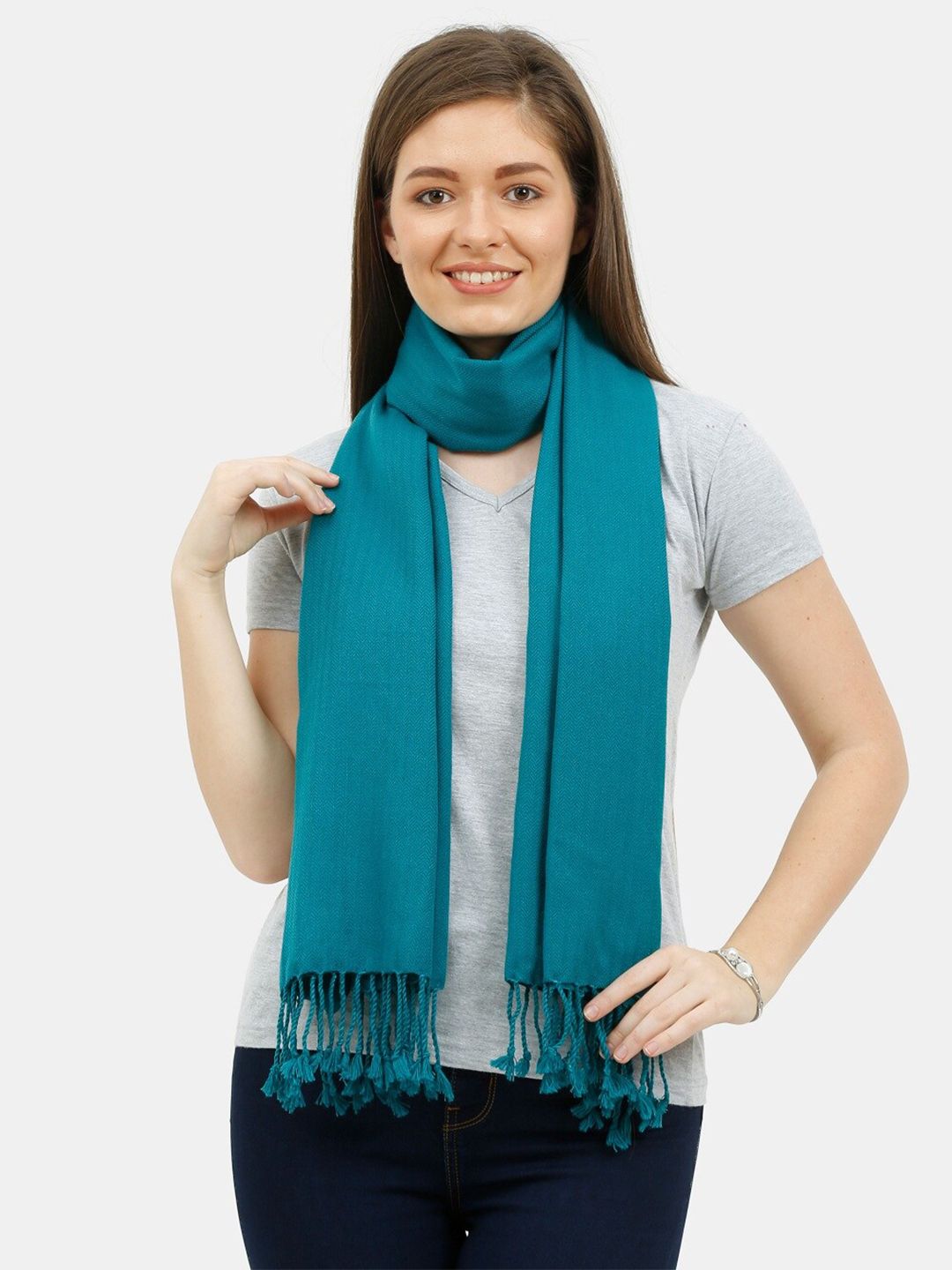 thickskin Women Teal Stole Price in India