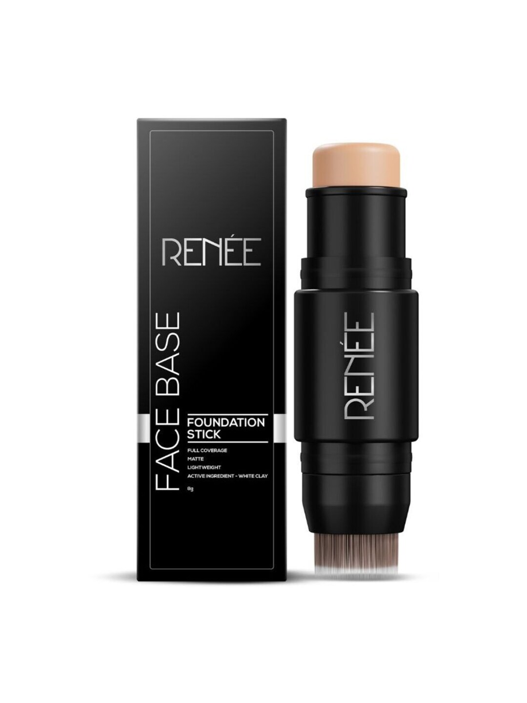 RENEE Face Base Foundation Stick with Applicator - Coffee 8g Price in India