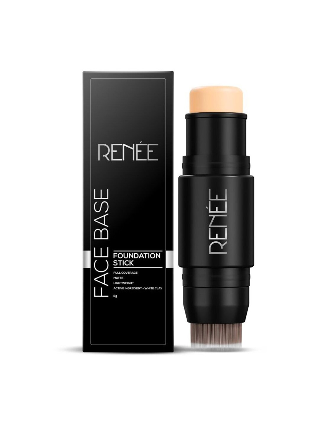 RENEE Face Base Foundation Stick with Applicator - Chai Tea 8g Price in India