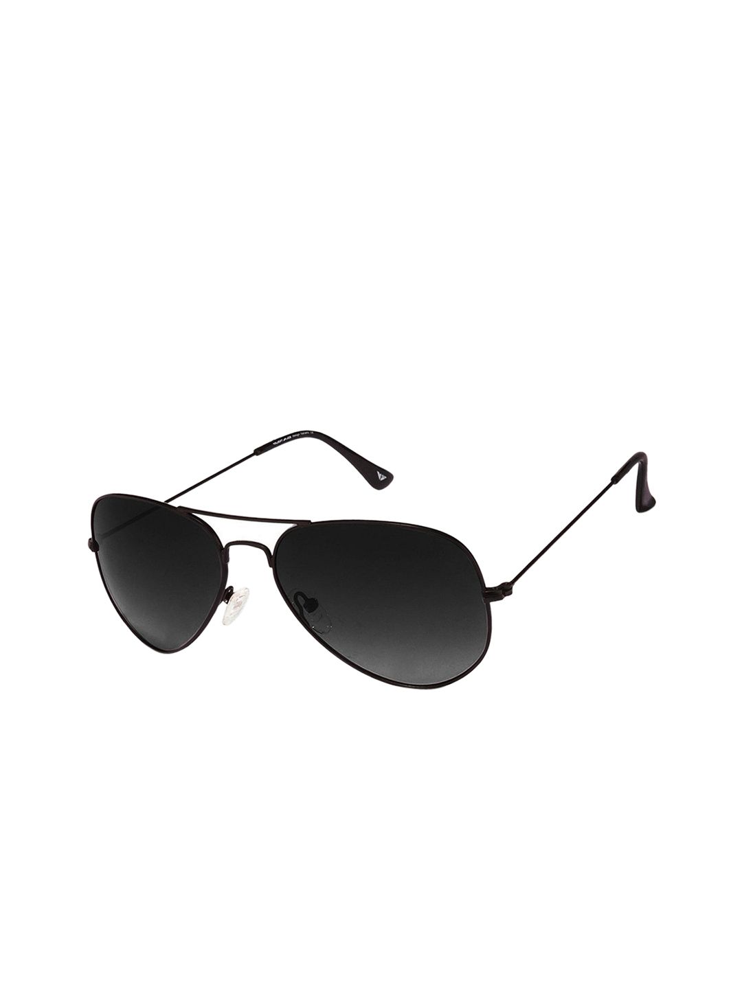 Vincent Chase by Lenskart Unisex Grey Lens & Black Wayfarer Sunglasses with Polarised and UV Protected Lens