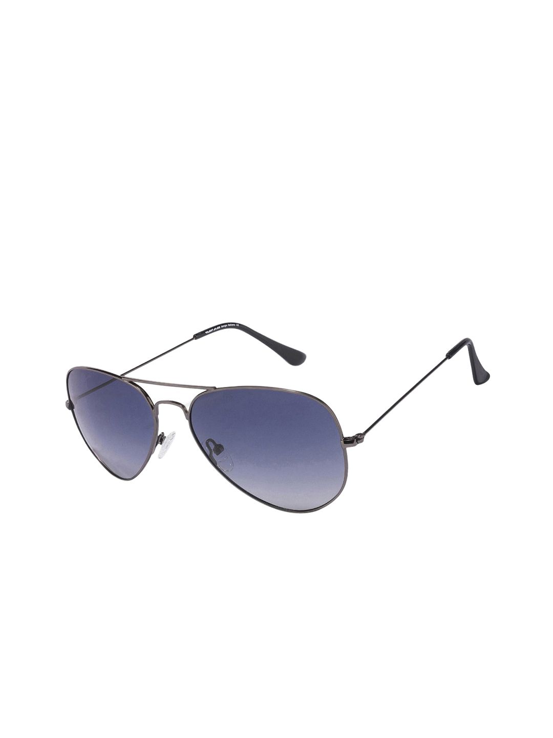 Vincent Chase by Lenskart Unisex Blue Lens Aviator Sunglasses with Polarised and UV Protected Lens