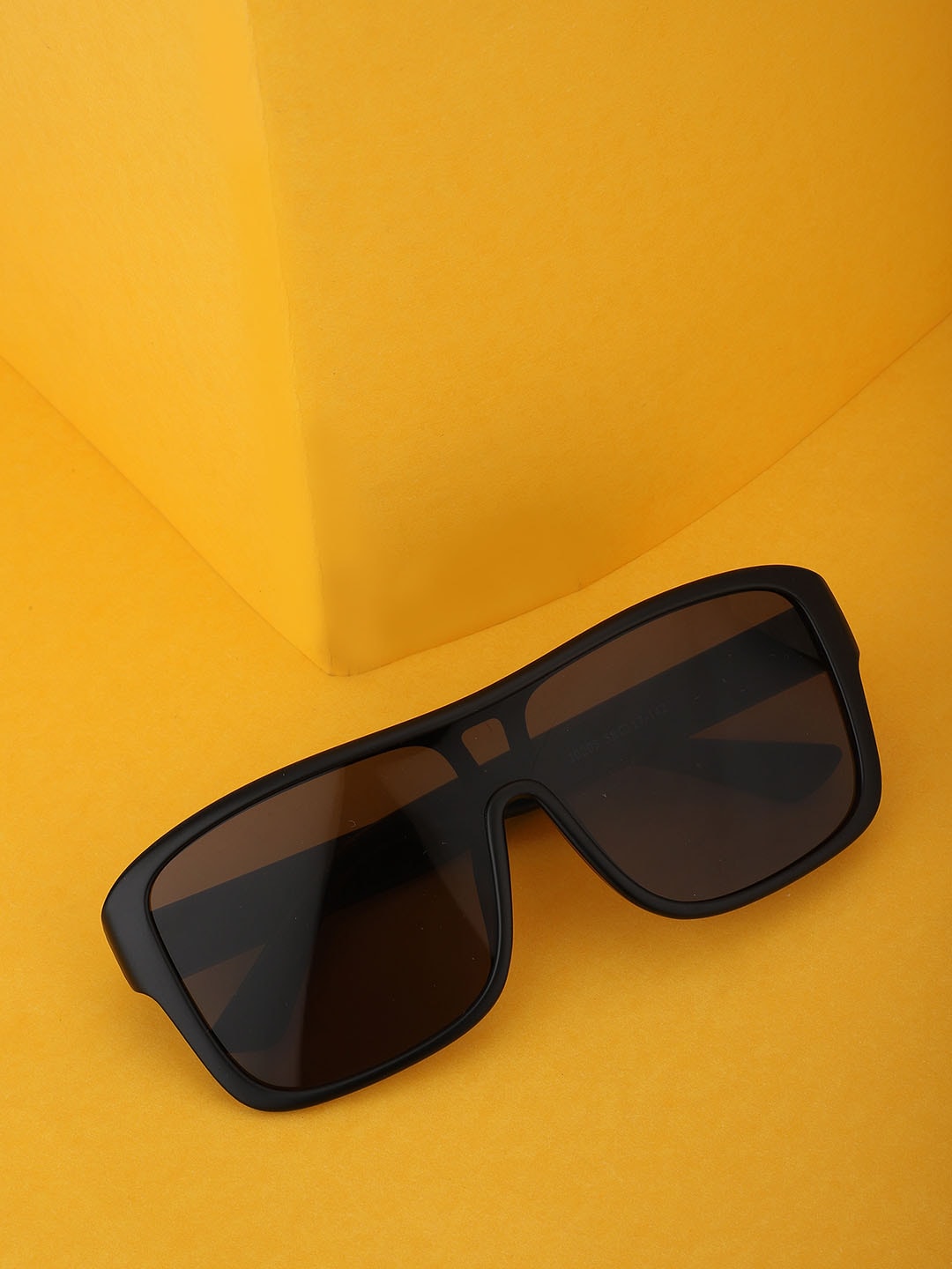 Carlton London Women Grey Lens & Black Shield Sunglasses Price in India