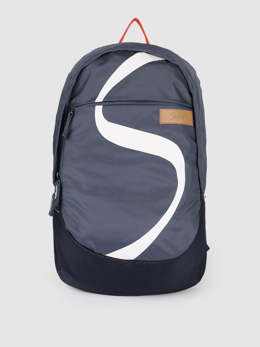 Skybags Unisex Navy Blue Brand Logo Backpack Price in India