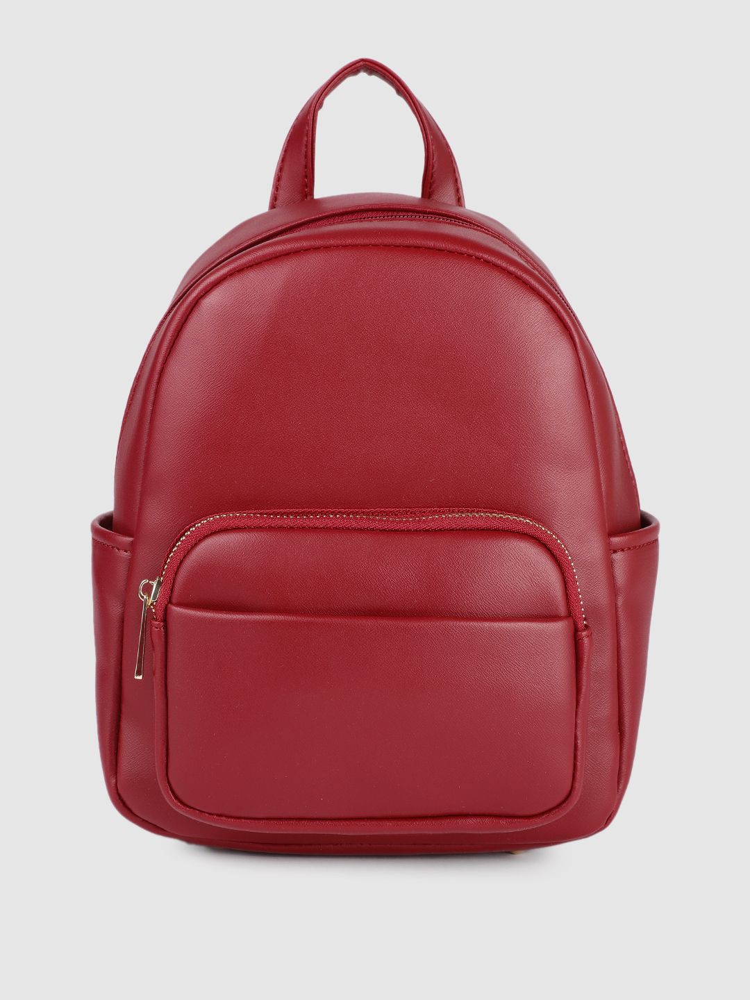 Allen Solly Women Red Solid Backpack Price in India