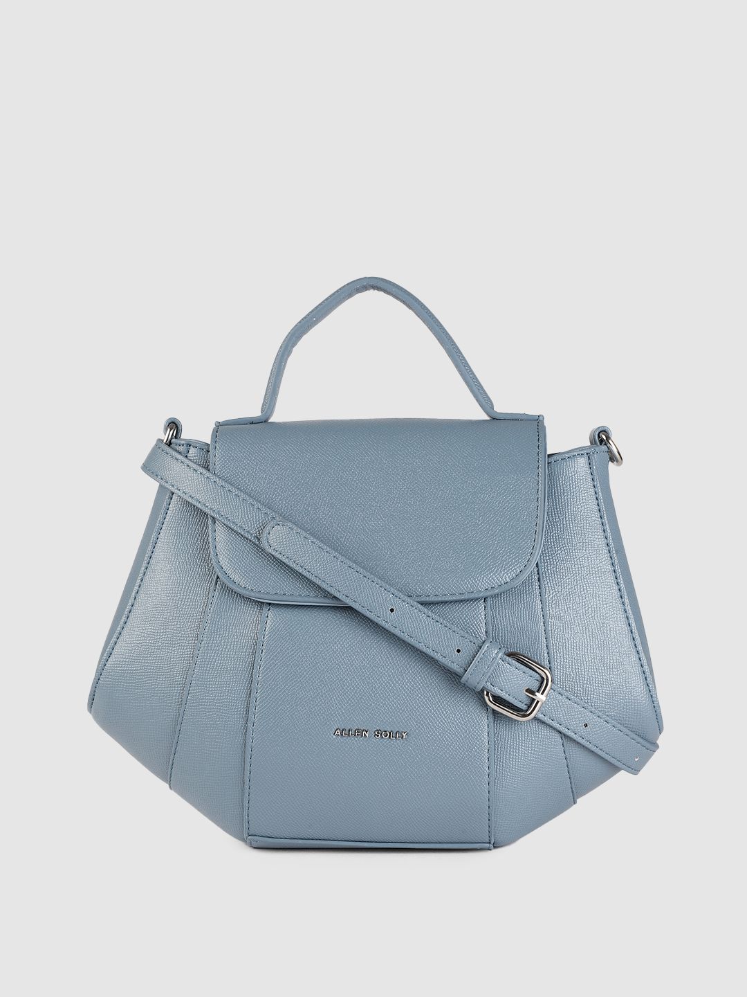 Allen Solly Blue PU Structured Sling Bag Price in India