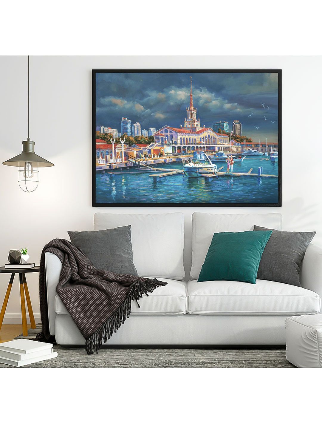 ARTSPACE Multi Colored Landscape Wall Art Price in India