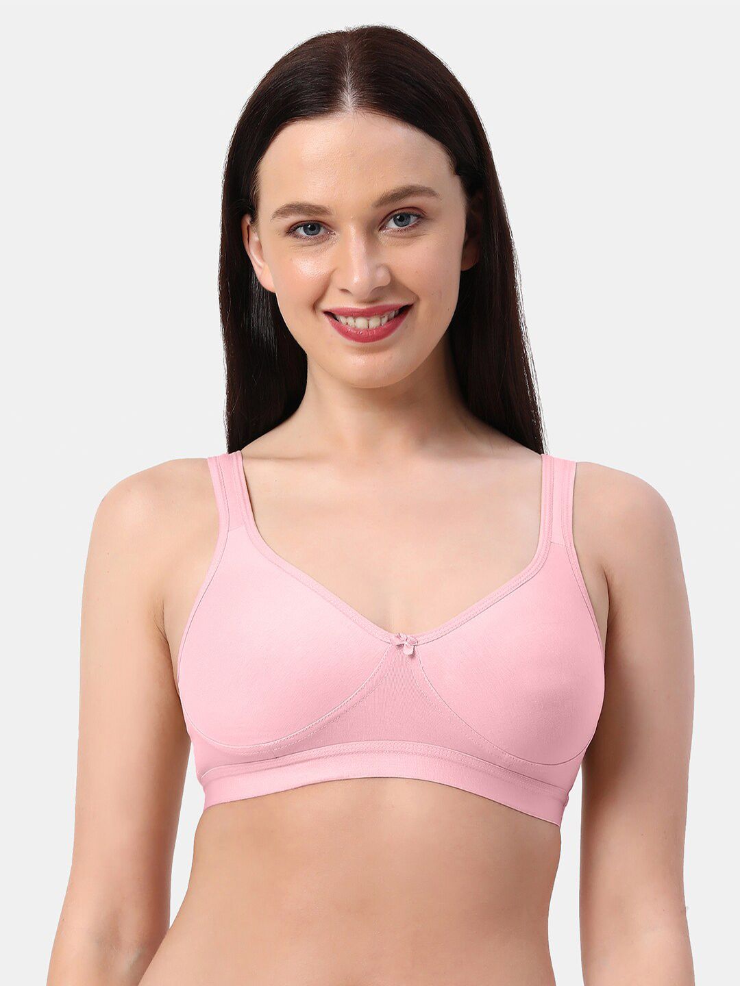 Planetinner Pink Non Padded Full Coverage High Impact Sports Bra Price in India