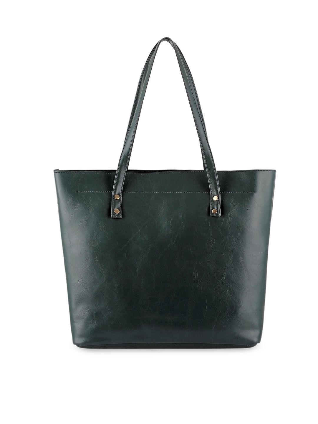 Toteteca Green PU Oversized Shopper Shoulder Bag Price in India
