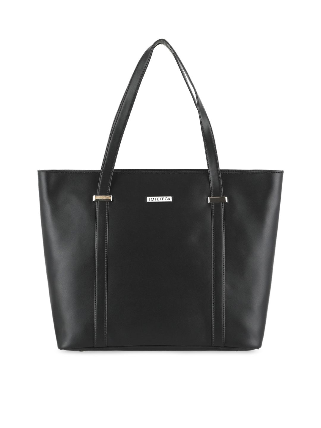 Toteteca Black PU Structured Shoulder Bag Price in India