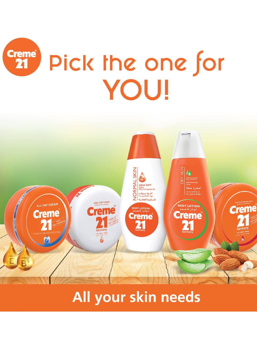 Buy Creme 21 Pro Vitamin B5 & E All Day Cream - 250 ml - Body