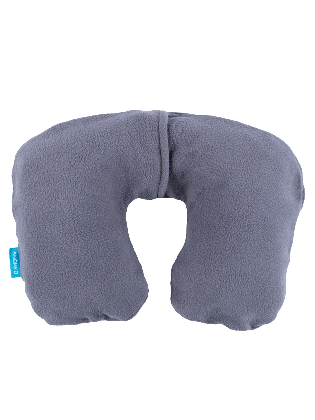 ANOMEO Grey Solid Neck Pillows Price in India
