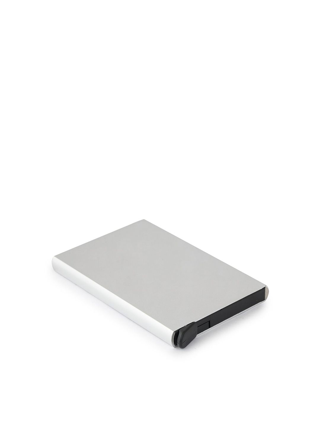 Style SHOES Unisex Silver-Toned RFID Protected Pop Up Card Holder Price in India