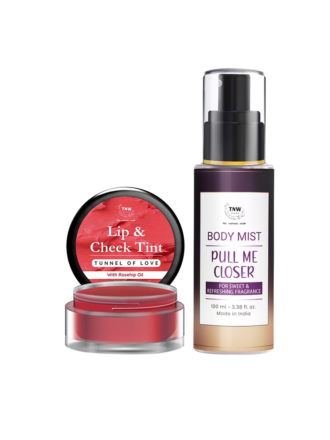 TNW the natural wash Tunnel of Love Lip & Cheek Tint - Pull Me Closer Body Mist Price in India