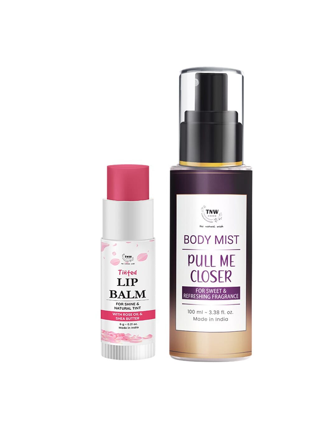 TNW the natural wash Pull Me Closer Body Mist - Tinted Lip Balm Price in India