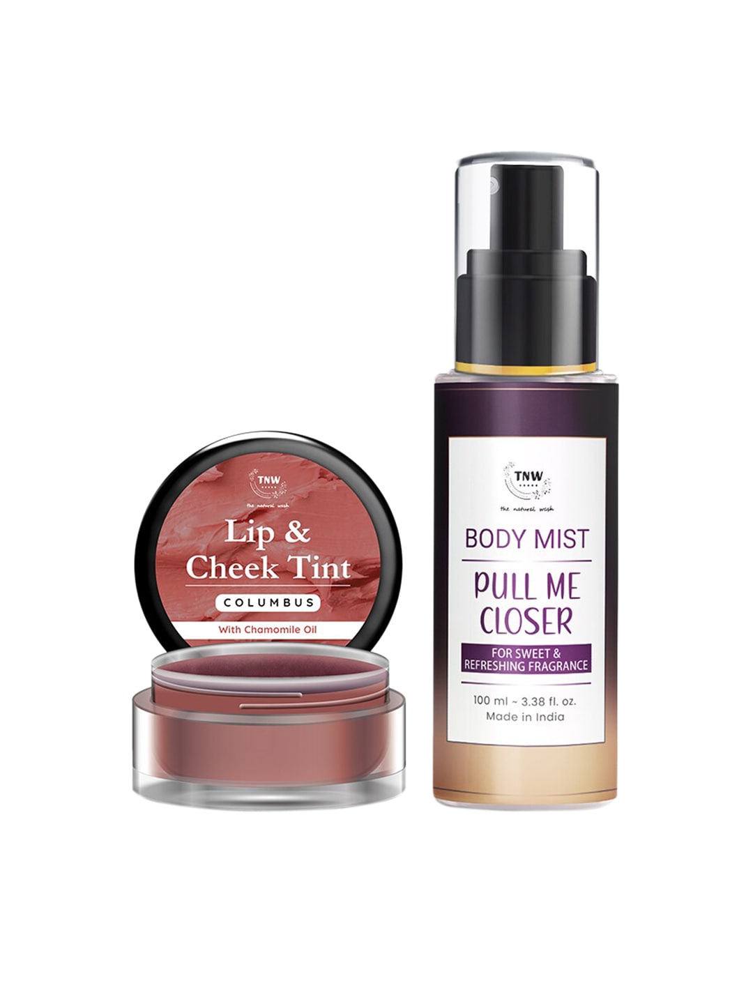 TNW the natural wash White Body Mist & Lip & Cheek Tint Combo Price in India