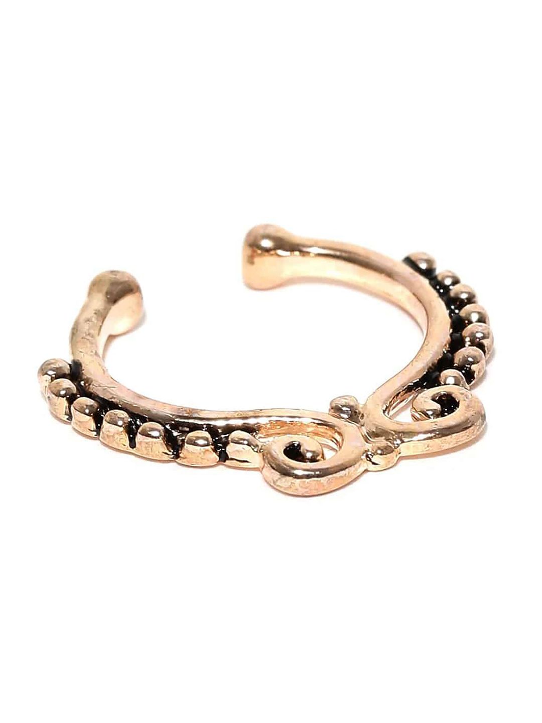 Bellofox Gold-Plated Gypsy Lust Septum Adjustable Finger Ring Price in India