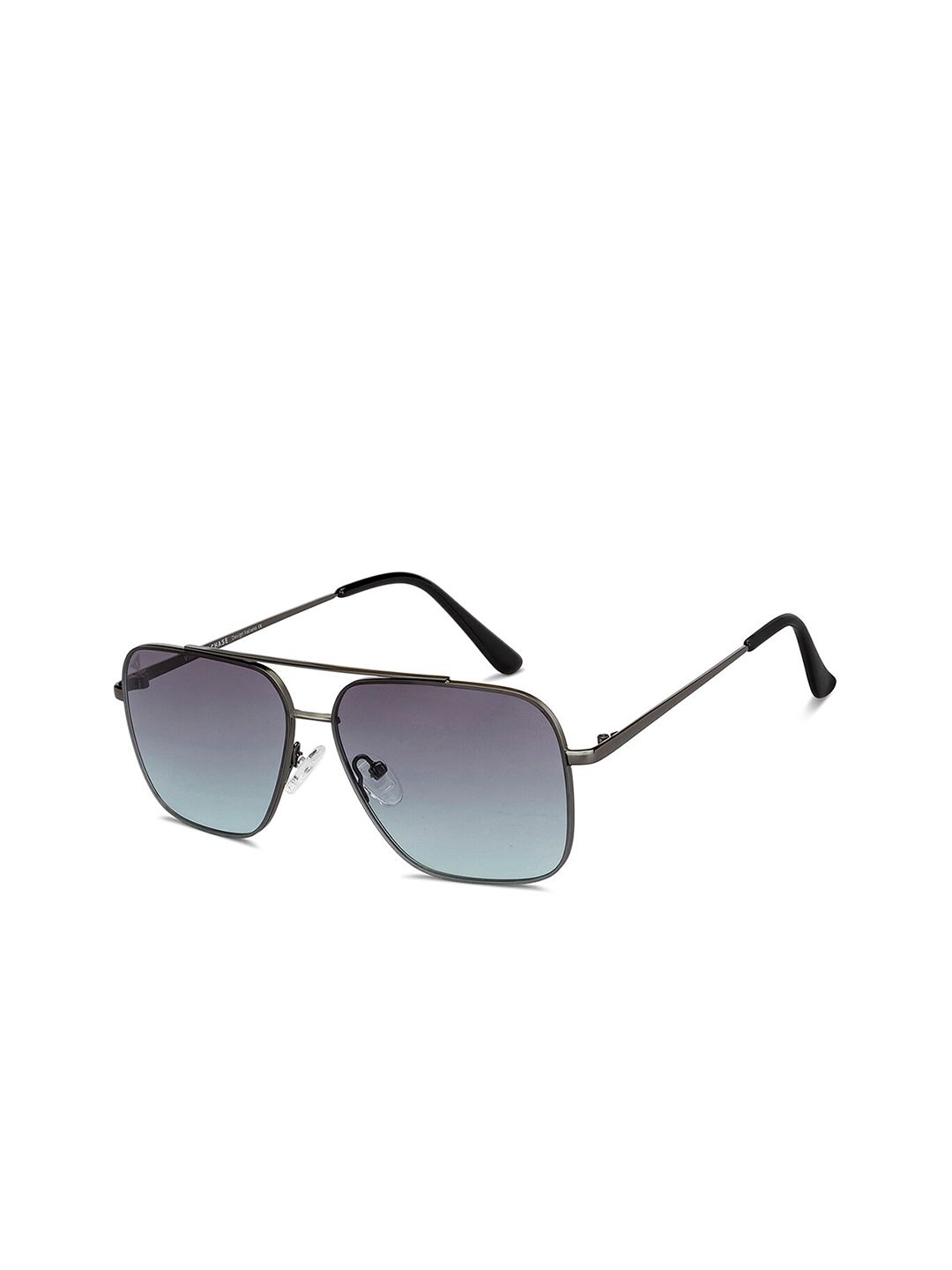 Vincent Chase by Lenskart Grey Lens & Gunmetal-Toned Aviator Sunglasses with UV Protected Lens 151378