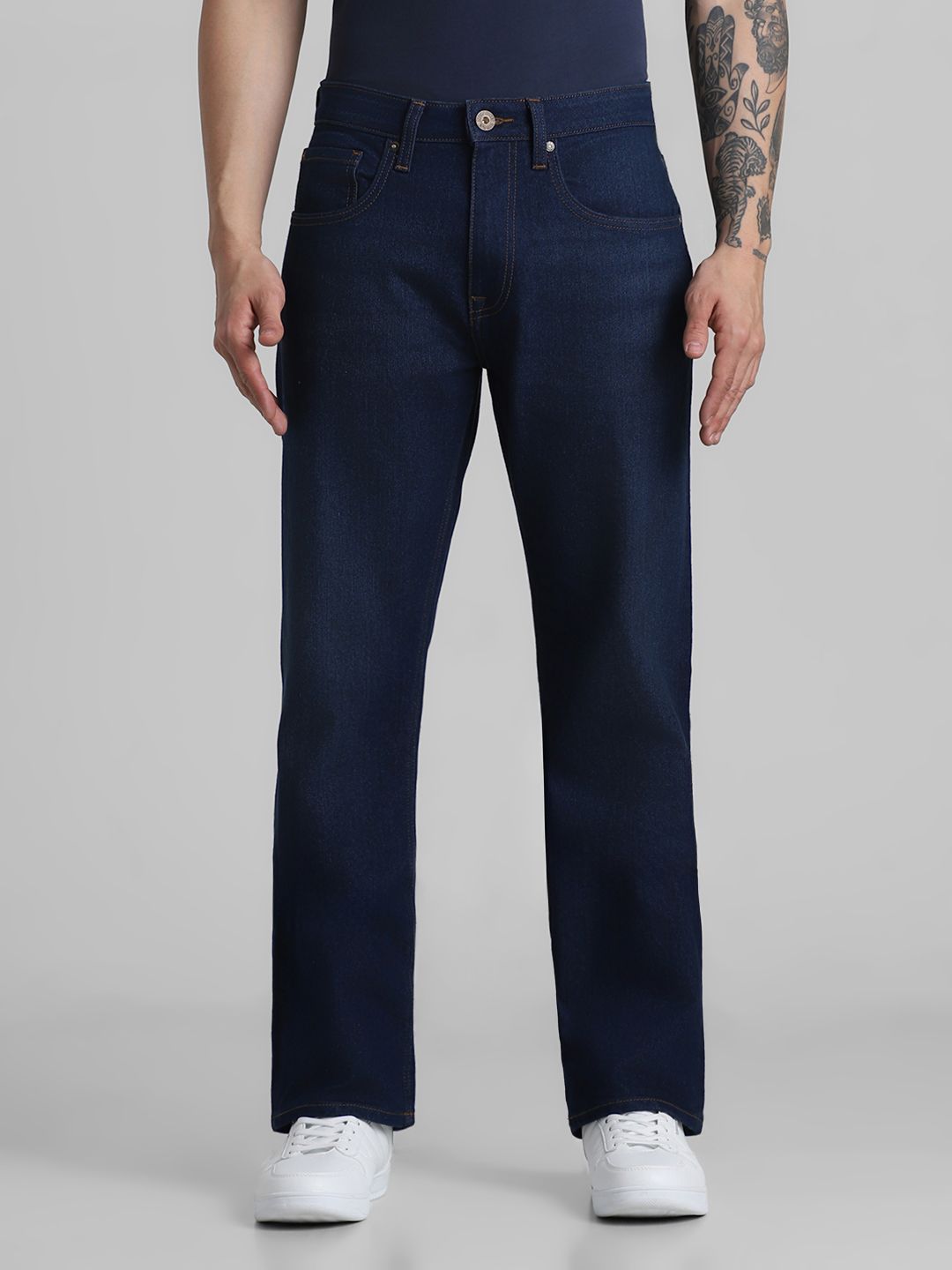Blue Bootcut Jeans