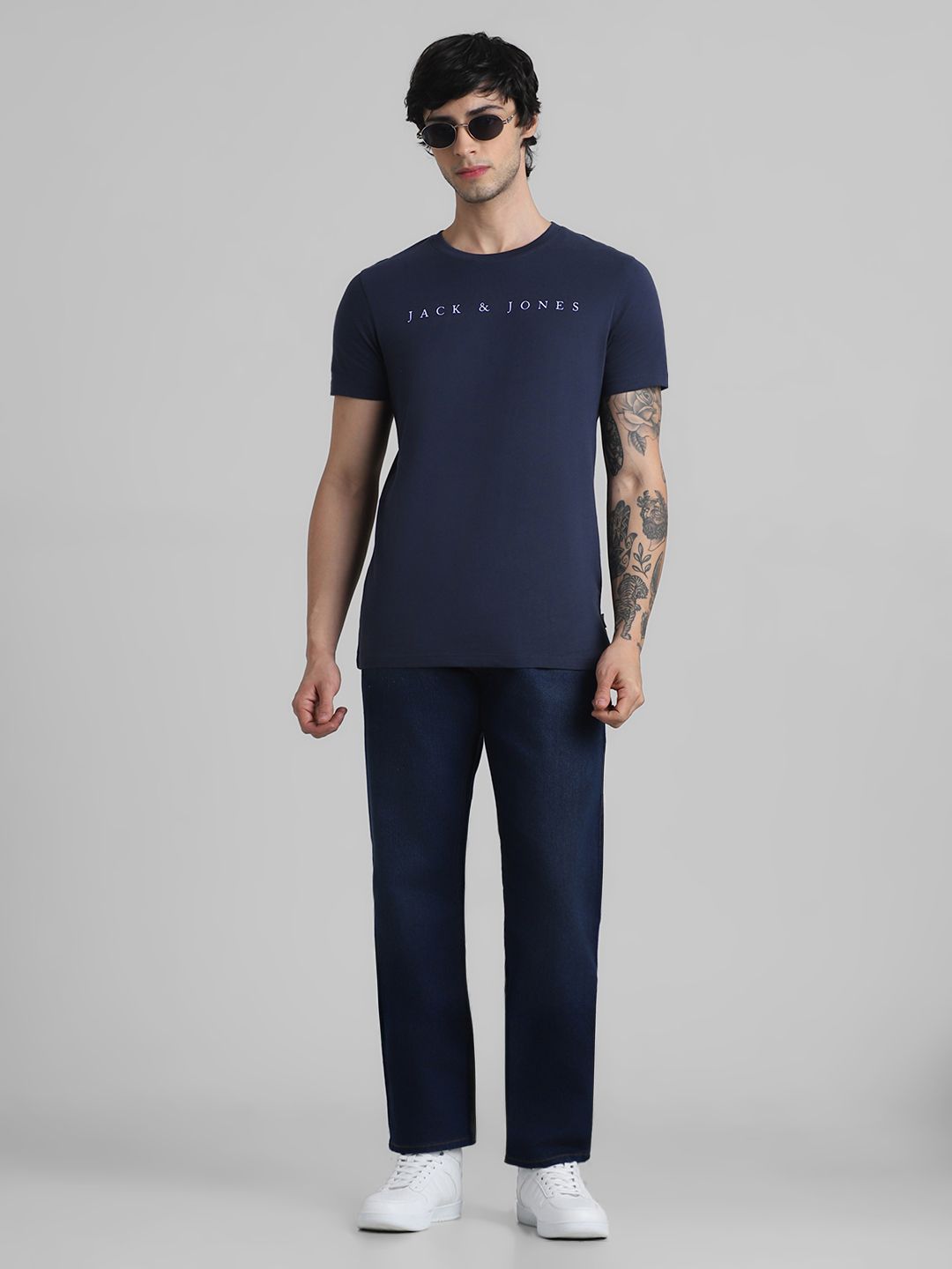 Blue Bootcut Jeans
