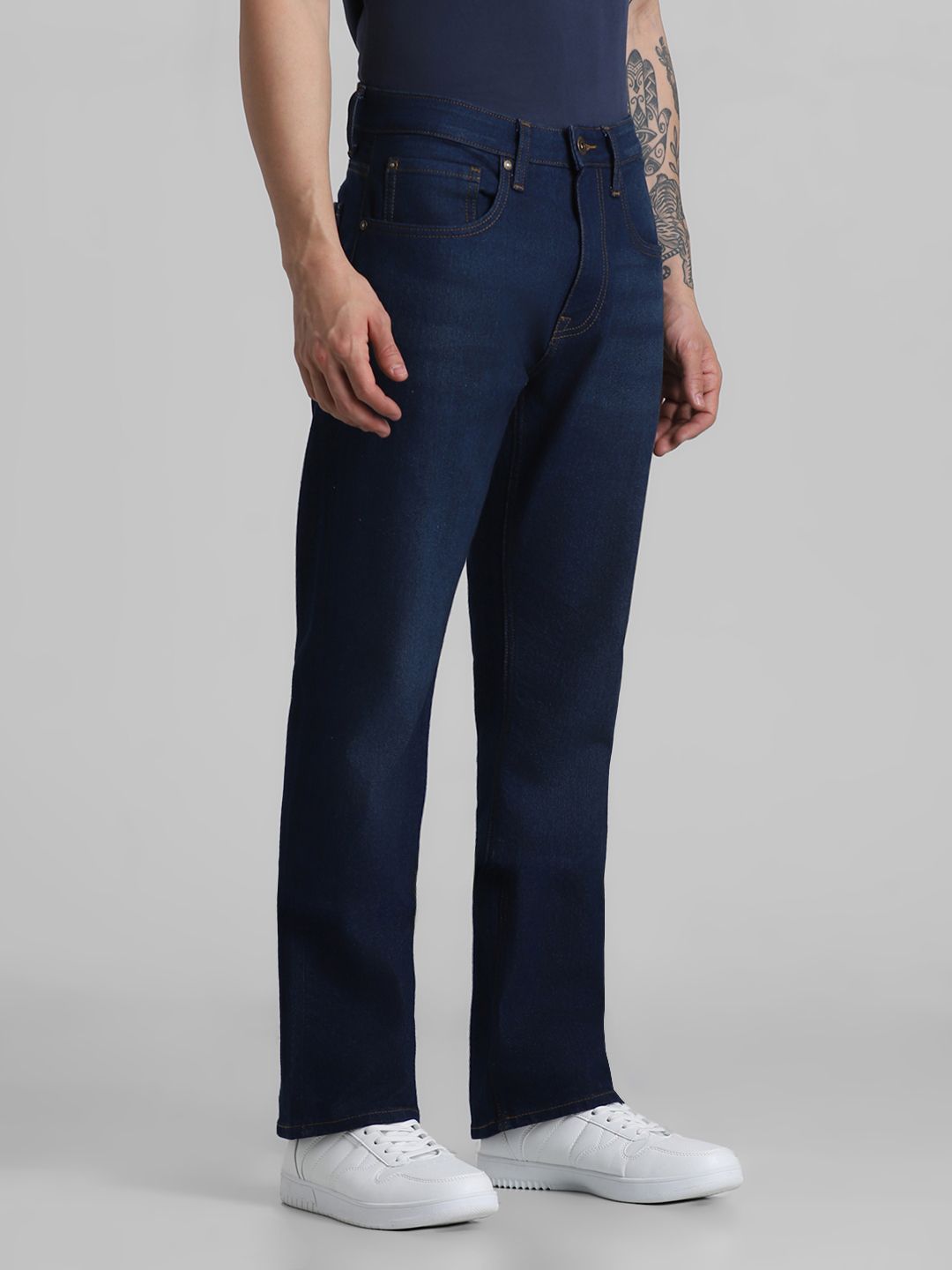 Blue Bootcut Jeans
