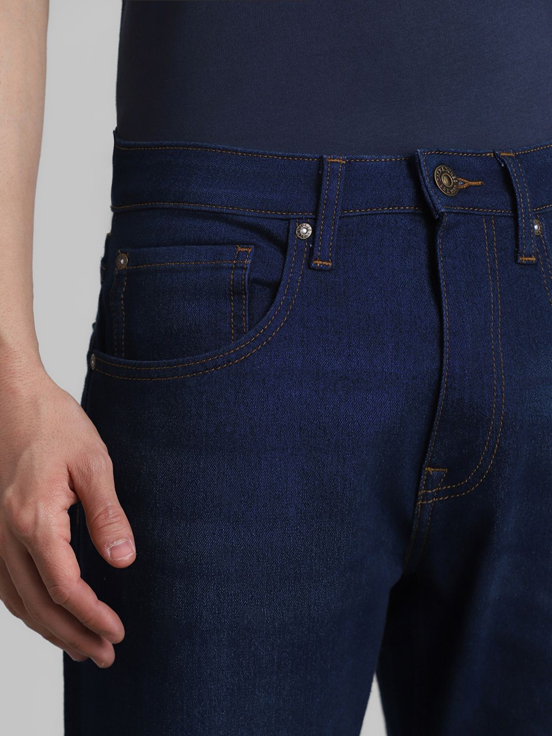 Blue Bootcut Jeans