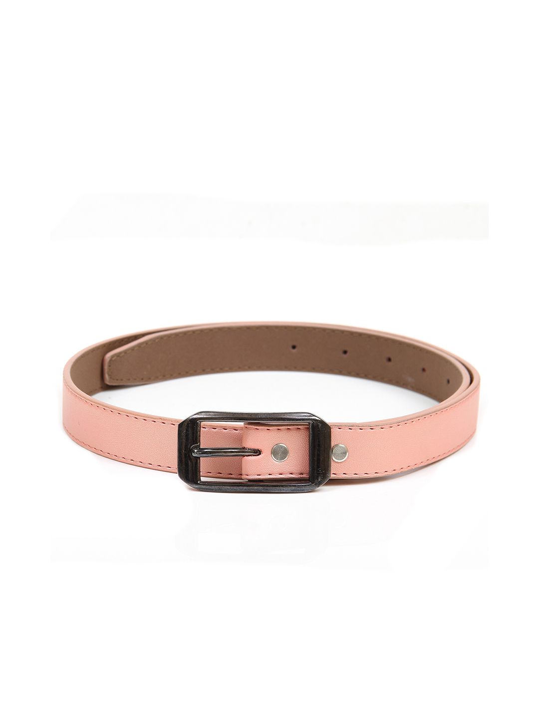 thickskin Women Peach-Coloured PU Belt Price in India