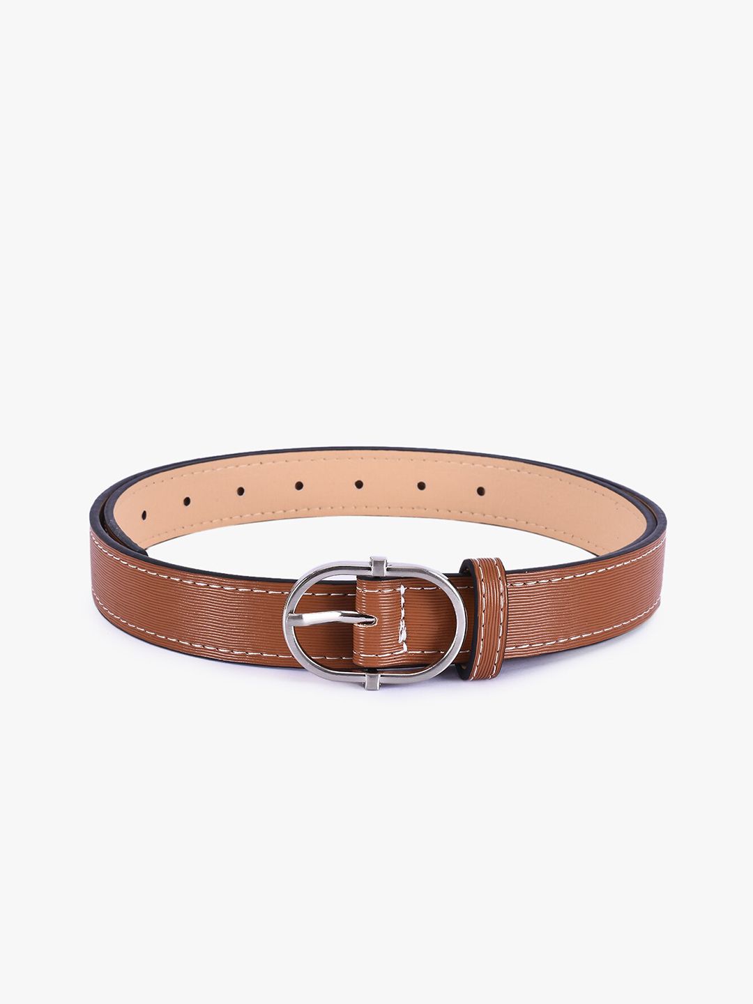 BuckleUp Women Tan Belt Price in India