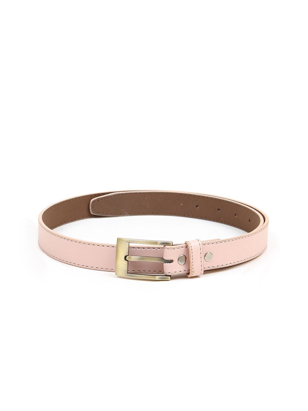 thickskin Women Pink Textured PU Belt Price in India