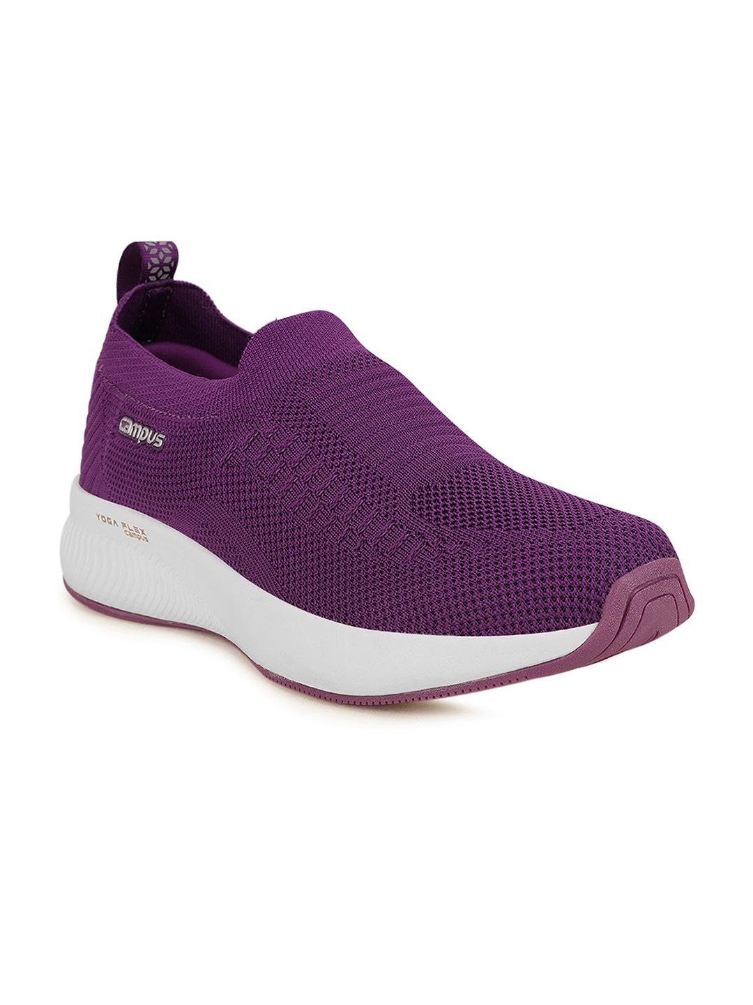 Campus Women Burgundy Mesh Running Shoes