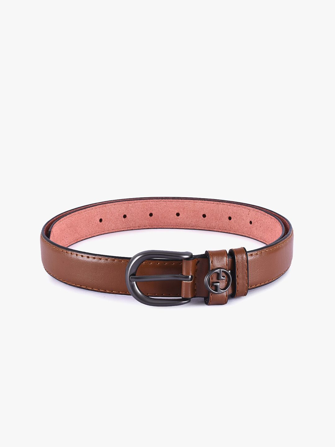 BuckleUp Women Brown Solid Casual Belt Price in India