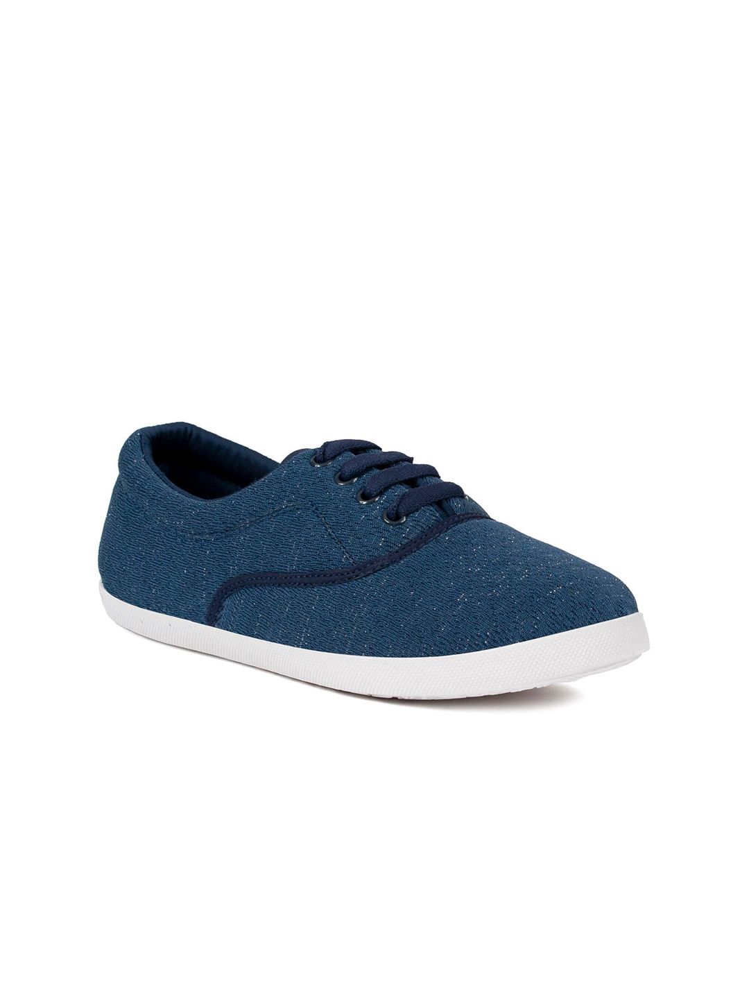 ASIAN Women Navy Blue Textured Sneakers Price in India