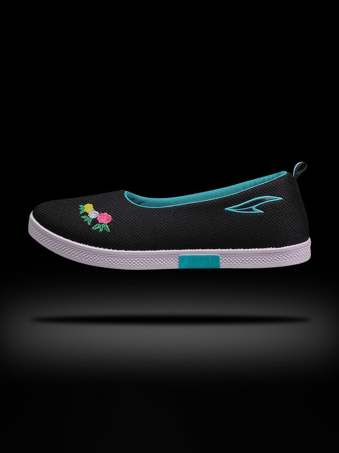 ASIAN Women Black Slip-On Sneakers Price in India