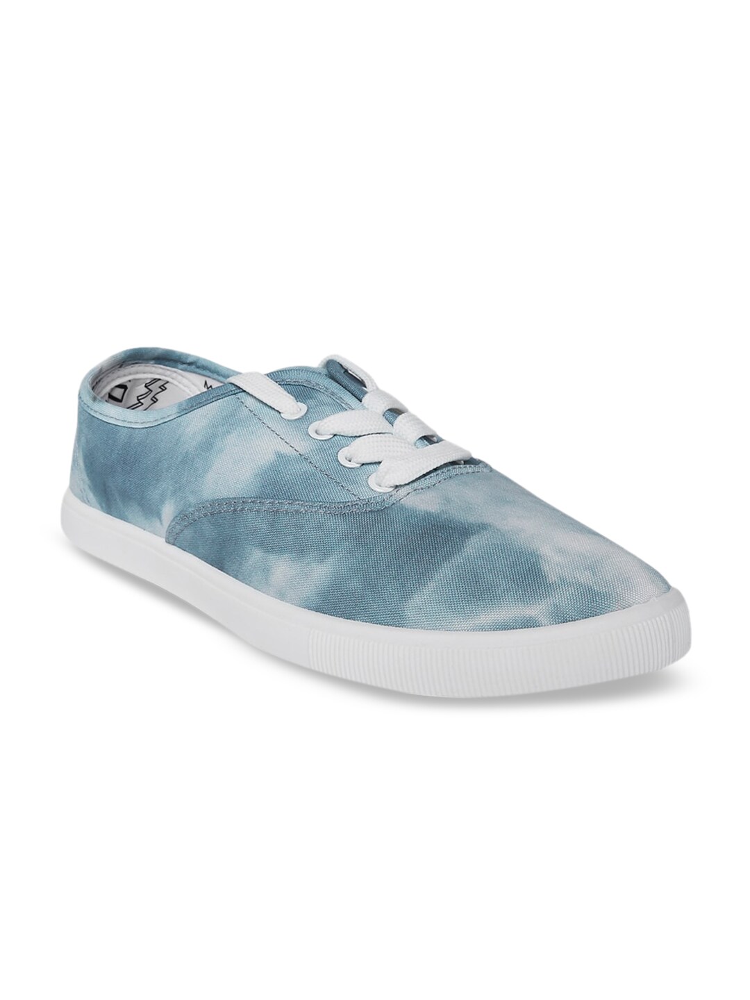 Forever Glam by Pantaloons Women Blue Printed Regular Sneakers Price in India