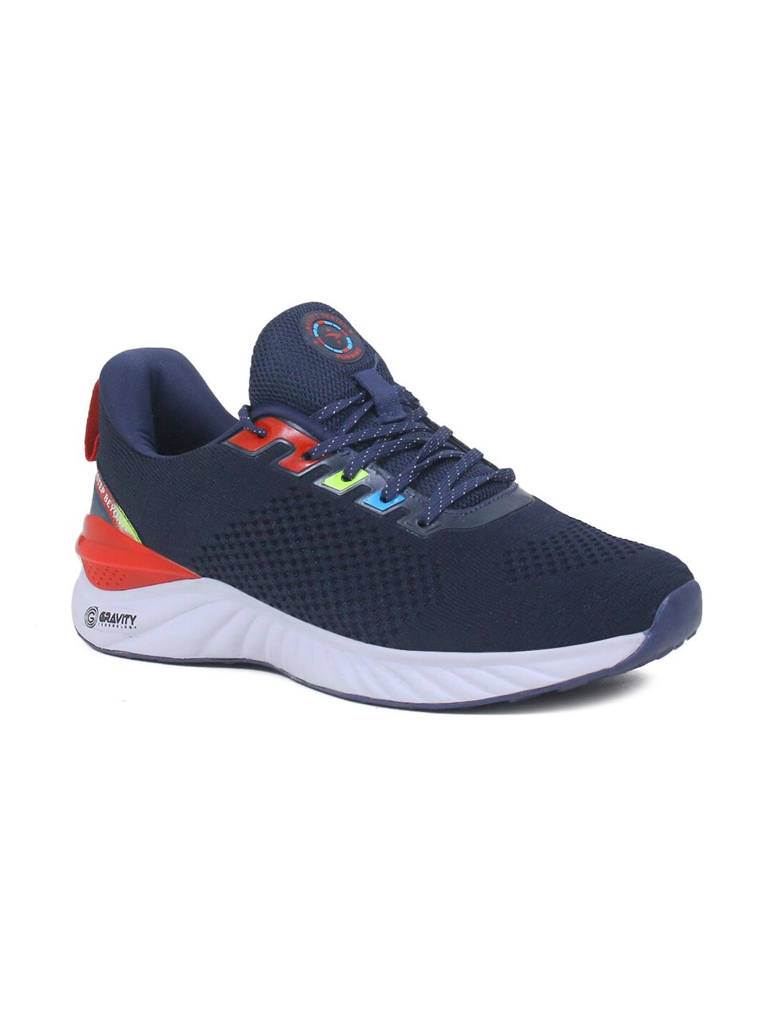 ASIAN Men Navy Blue Mesh Running Shoes