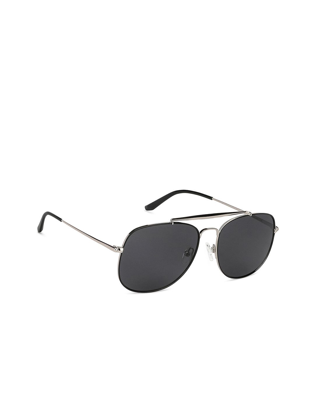 John Jacobs Unisex Grey Square Sunglasses