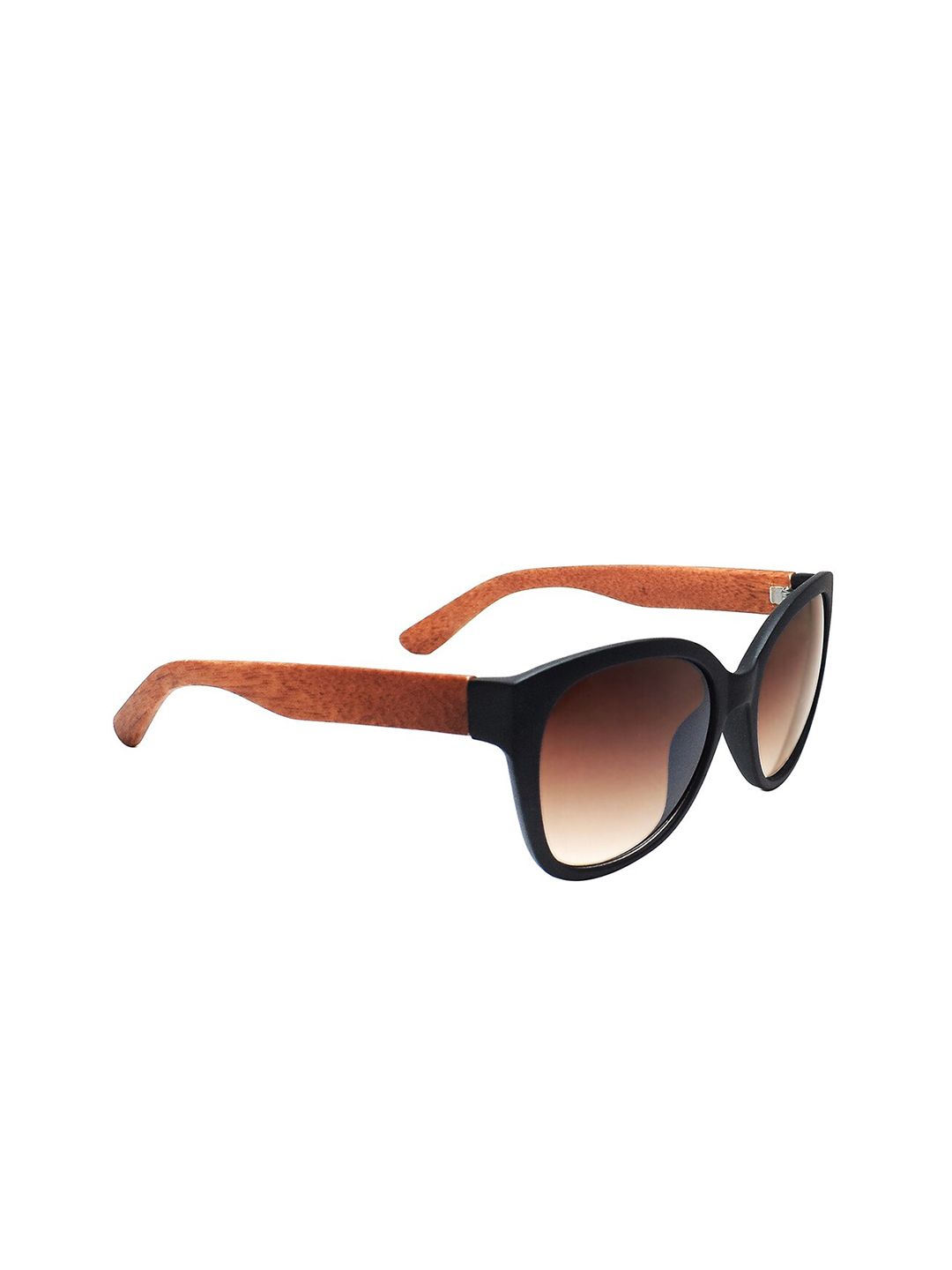 Peter Jones Eyewear Unisex Brown Lens & Brown Butterfly Sunglasses 2811BW Price in India