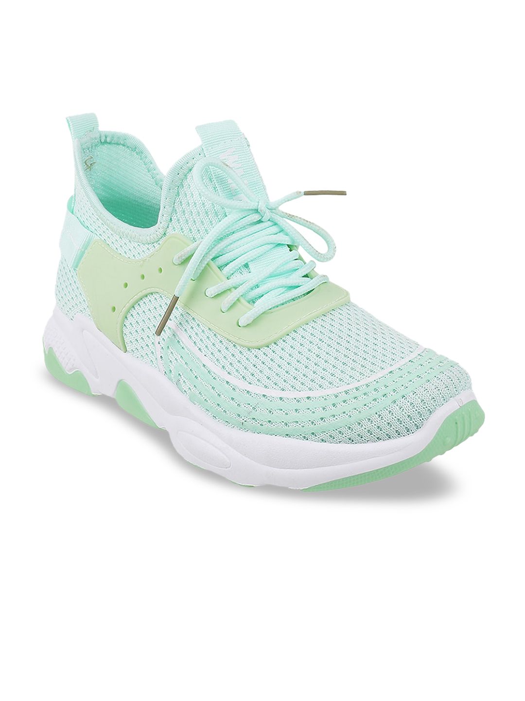 WALKWAY by Metro Women Sea Green Woven Design Sneakers Price in India