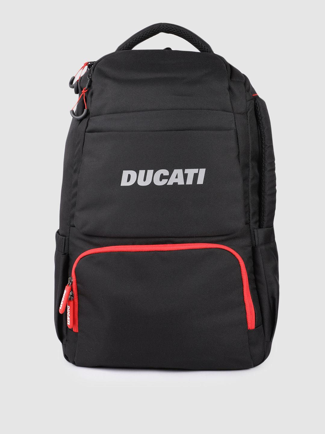 Ducati Unisex Black Backpack with USB Charging Port Price in India