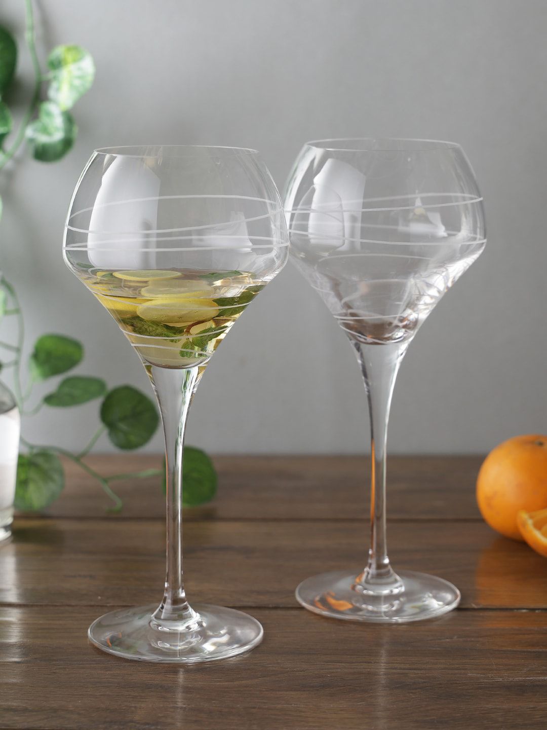Chef & Sommelier Set Of 4 Transparent Wine Glass Price in India