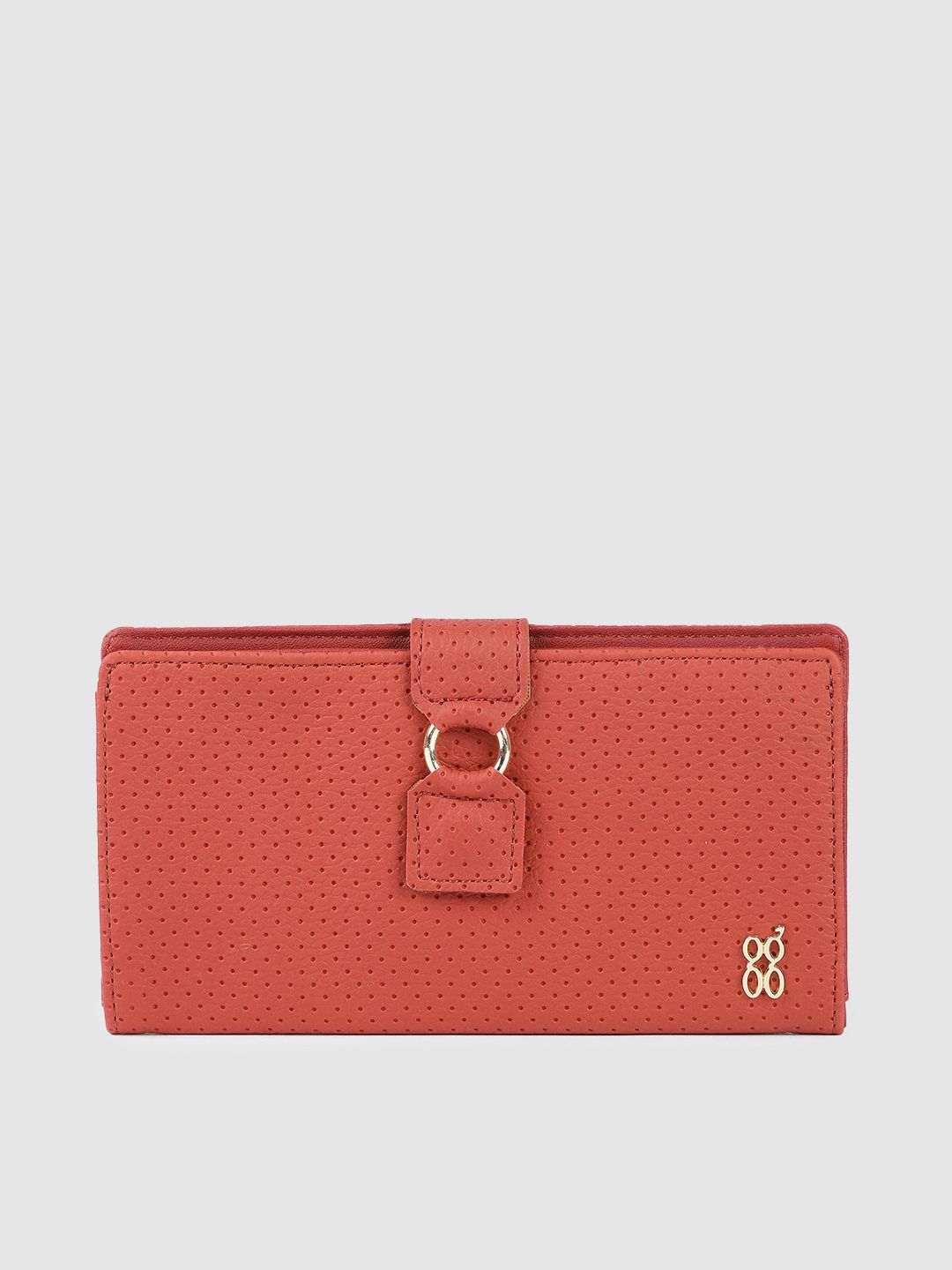 Baggit Women Coral Two Fold Wallet Price in India