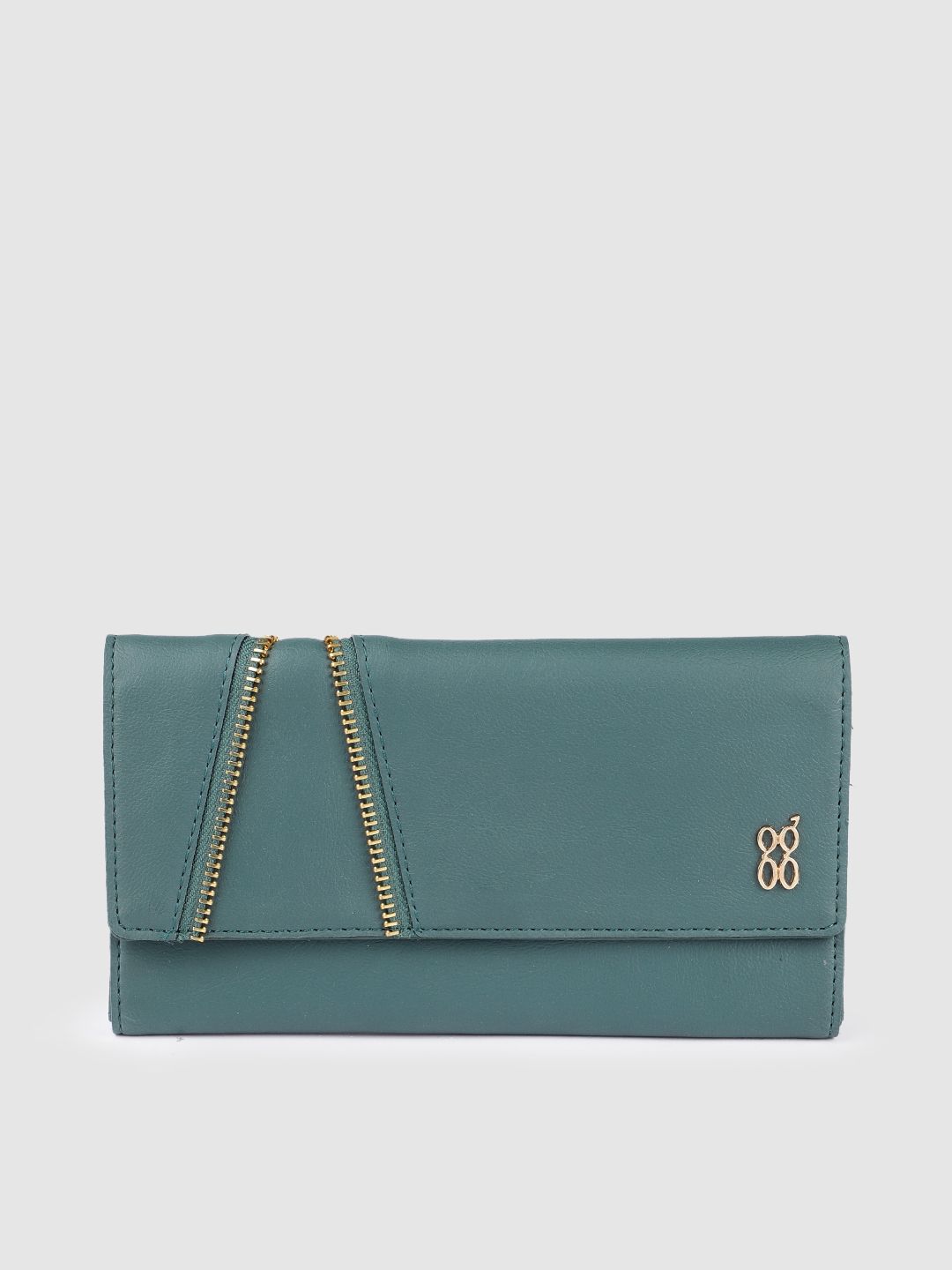 Baggit Women Green Three Fold Wallet Price in India