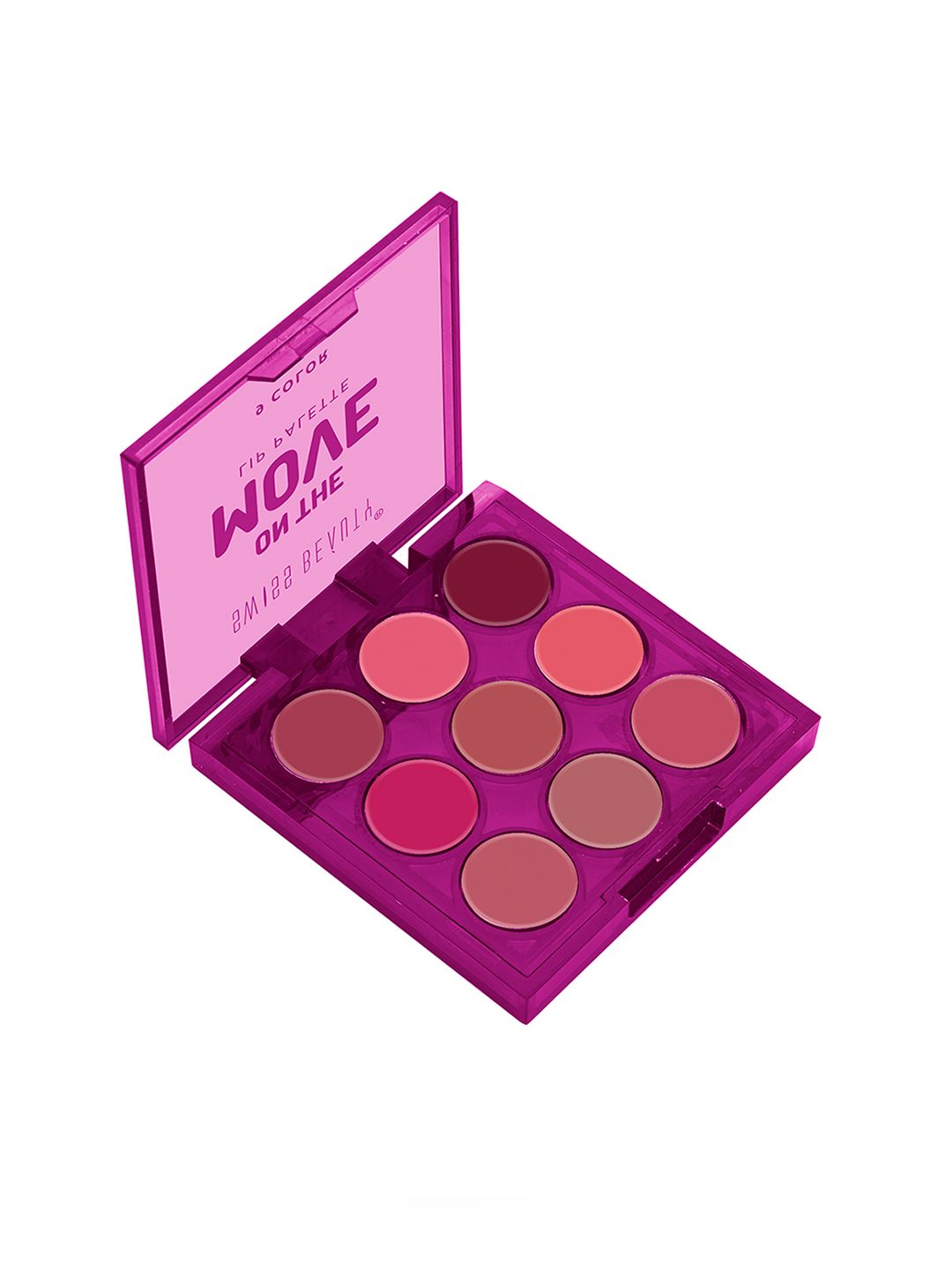SWISS BEAUTY On the Move 9 Color Lip Palette - Pink & Mauve Price in India