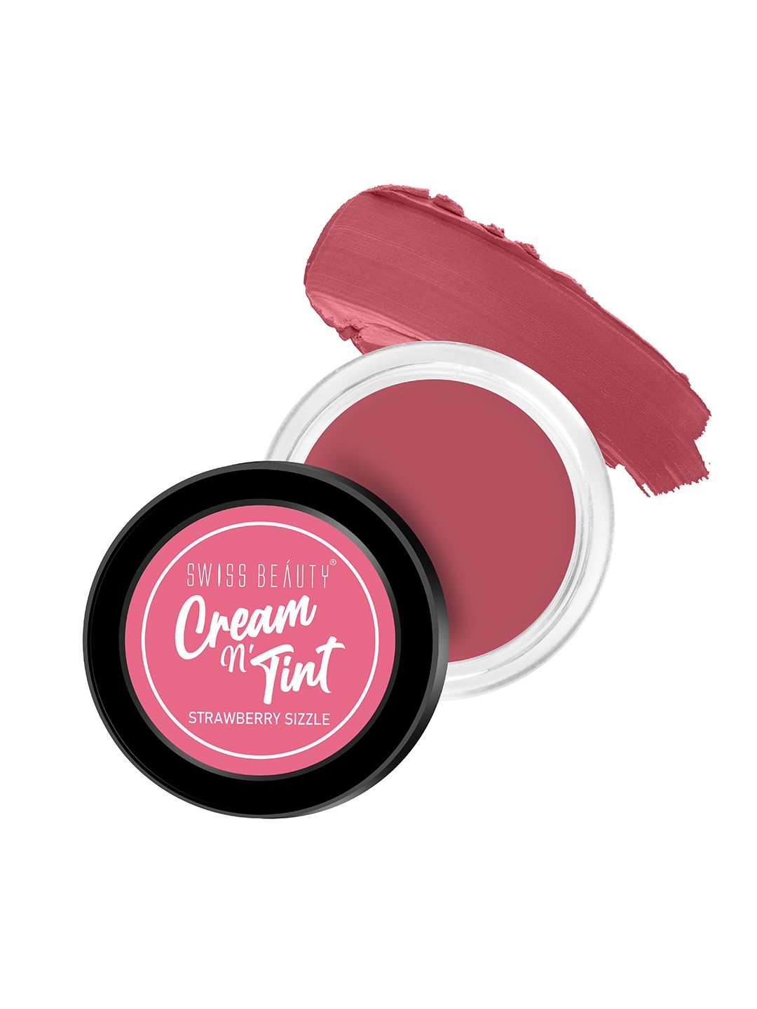 SWISS BEAUTY Lip & Cheek Cream N Tint - Strawberry Sizzle