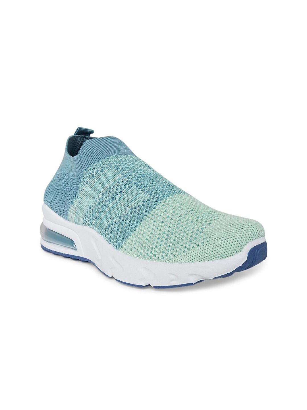 Forever Glam by Pantaloons Women Green & Blue Textile Running Non-Marking Shoes Price in India