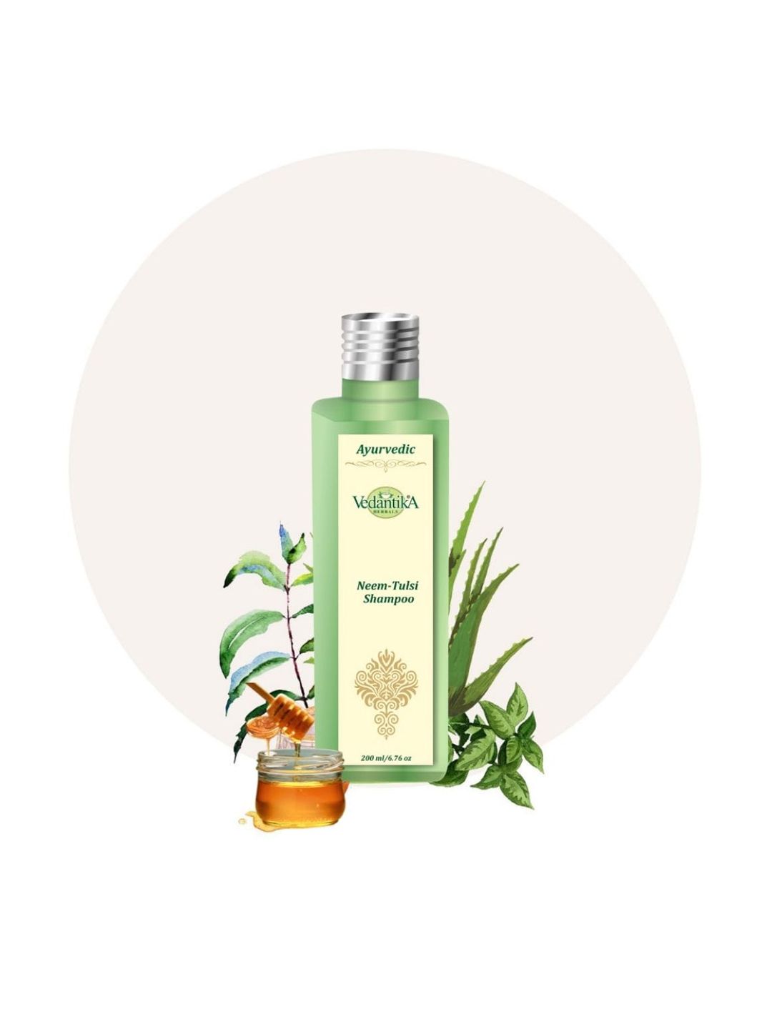 Vedantika Herbals Ayurvedic Neem Tulsi Shampoo with Honey 200 ml Price in India