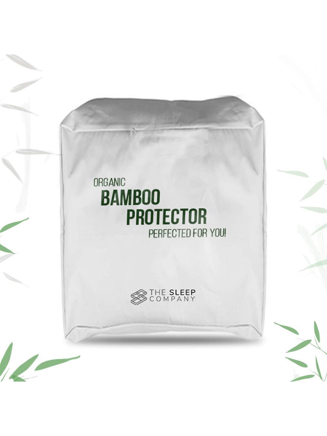 THE SLEEP COMPANY White Bamboo Mattress Protector Price in India