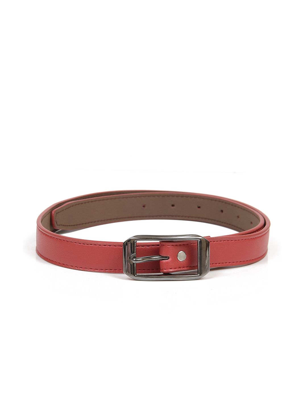 thickskin Women Red Textured Casual Belt Price in India